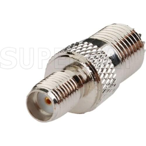 Superbat Mini-UHF to SMA Adapter Mini-UHF Jack to SMA Female Straight RF Coaxial Connector