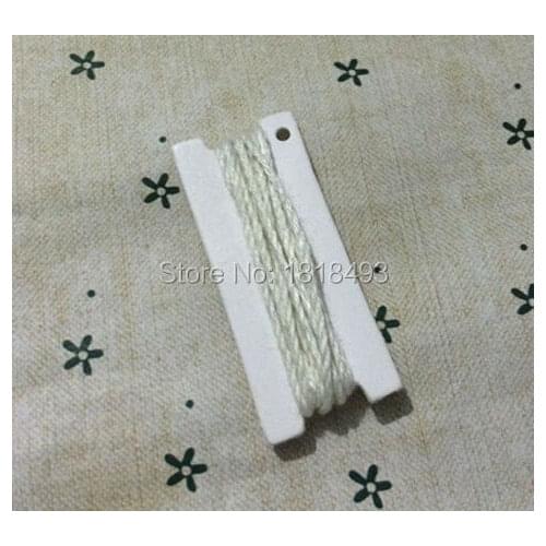 Free shipping 500 pcs a lot 1.8x4.3cm blank white paper tag/the winding card/DIY tags/cards/gift packing labels hang tag