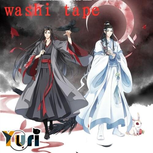 Grandmaster of Demonic Cultivation Wuxian Wangji Jiang Cheng Xichen Circulation Washi Tape STICKER Paper Decorate MDZS C KA