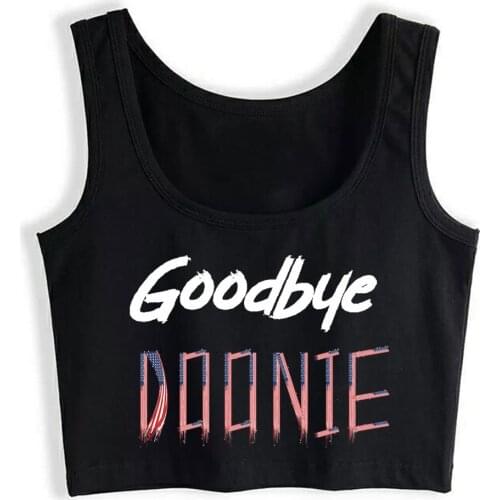 Crop Top Women Goodbye Donnie Harajuku Tank Top Women Casual Women Clothes