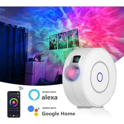 Remote APP Control Star Galaxy Laser Projector Starry Sky Stage Lighting Effect Bedrooms Room Party Night Holiday Wedding Light