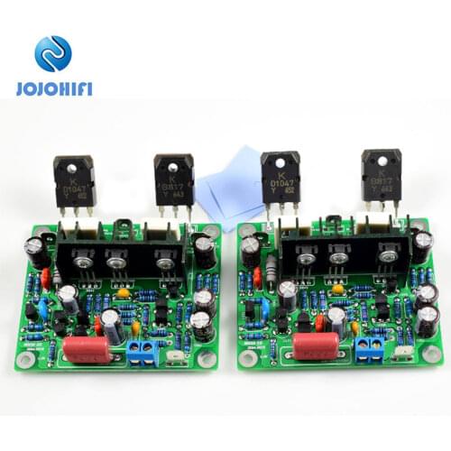 One Pair （2pcs Boards）MX50 SE DIY KITS/Finished Board Dual Channel Power Amplifier Board Two Boards with insulation sheet