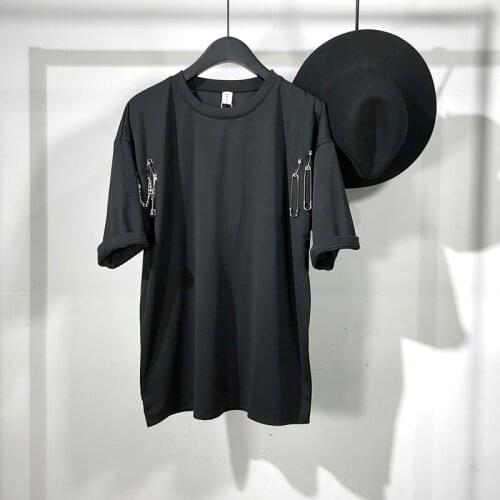 Owen seak Men T Shirt Mens Clothing Hip Hop Tops Tees High Street Summer Japanese Male Solid OverSized Sweetwear T Shirt