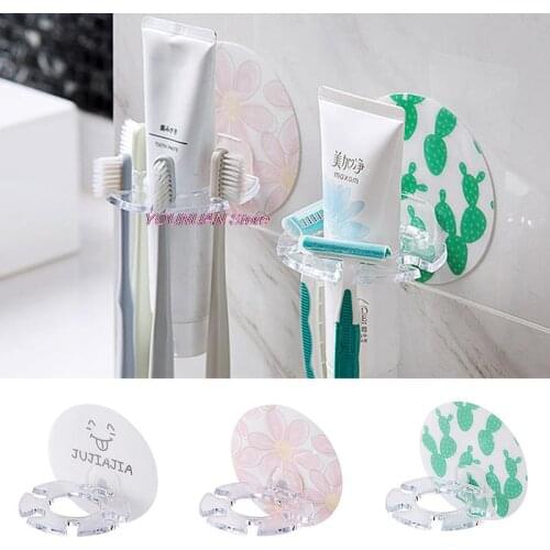 Plastic Toothbrush Holder Toothpaste Storage Rack Tooth Brush Bathroom Tools