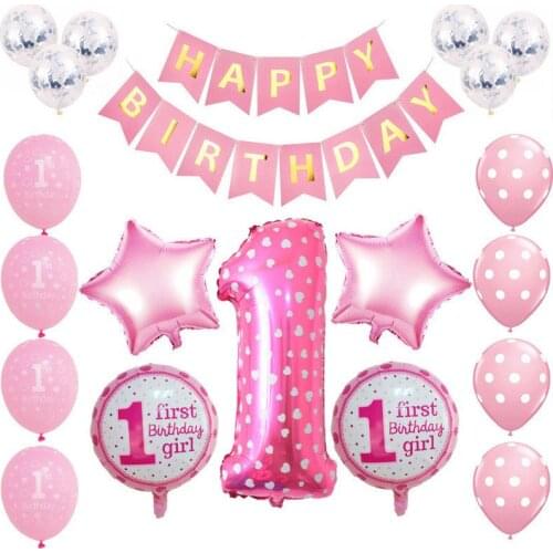 1 Set Baby Shower Baby Boy Girl Foil Balloon its a boy girl Baby Shower Balloons Kids 1st Birthday Party Decorations supplies
