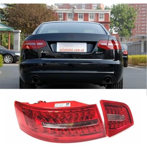 For Audi A6L rear tail light assembly C6 2009 2010 2011 brake light turn signal reversing light LED assembly