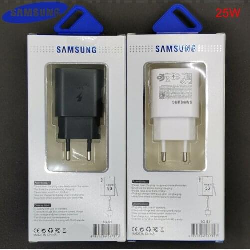 Samsung Fast Charger 25w PD Super Fast Charging Power Adapter For Galaxy S21 S20 Note 20 Ultra 10 Plus S20FE M51 A71 A70 A80 A90