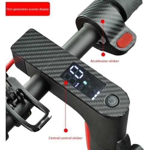 Dashboard Panel Protective Film Scooter Accelerator Carbon Fiber Pvc Sticker for Xiaomi M365 1s Pro PRRO PRO2 Electric Scooter
