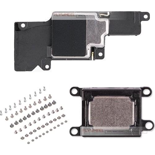 1set Loud Speaker Buzzer Ringer Antenna Flex Cable For iPhone 5 5S 5C 6 6S 7 8 Plus X Earpiece Sound Speaker +Full Set Screws