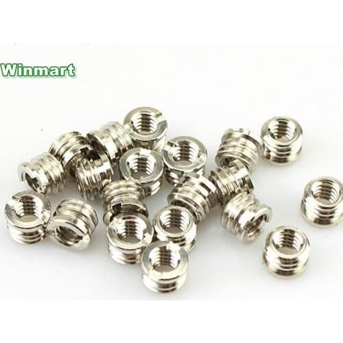 10pcs Brass 1/4" female 3/8" male Camera Screws Adapter screw
