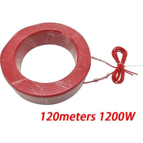 120m/roll 1200W Greenhouse Heating Cable For Vegetables and Fruits Seedling Soil Heating Cable