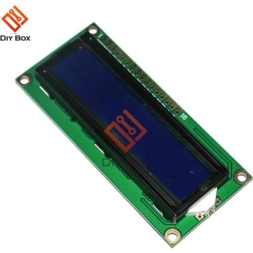 3.3V LCD1602 LCD monitor 1602 Blue Screen Blacklight 16x2 Character LCD Display Module HD44780 1602A for Raspberry Pi