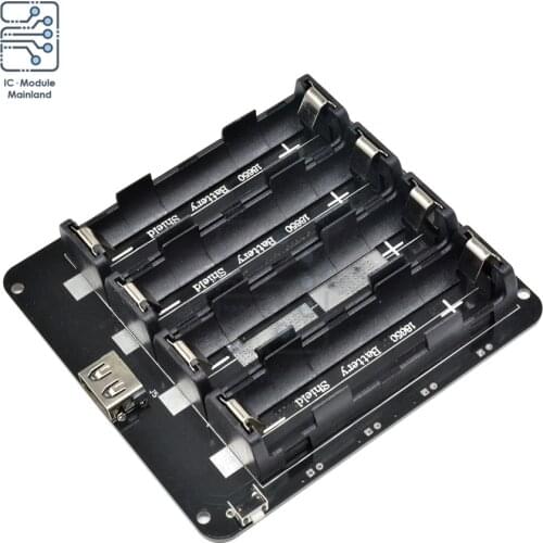 4 x 5V 3A 18650 Lithium Battery Shield V9 Micro USB Mobile Power Supply Expansion Board Module For Raspberry Pi Wemos Wifi