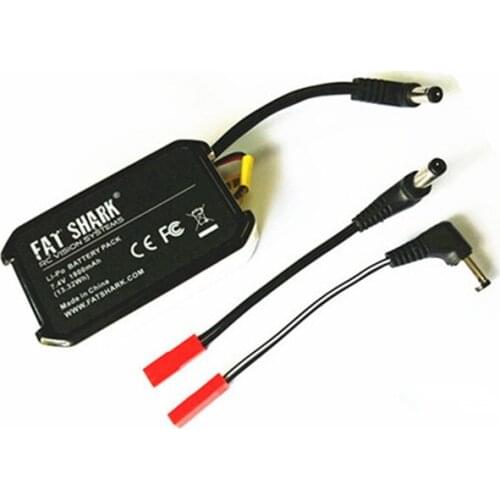 JST To DC Plug Connector Adapter For for Fatshark Dominator Skyzone Aomway EV200D Goggles FPV Goggles Battery RC FPV Drone