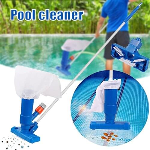 Pool Vacuum Cleaner with Brush Portable Mini Vacuum Cleaner Pool Cleaning Accessories with 5 Section Pole can CSV