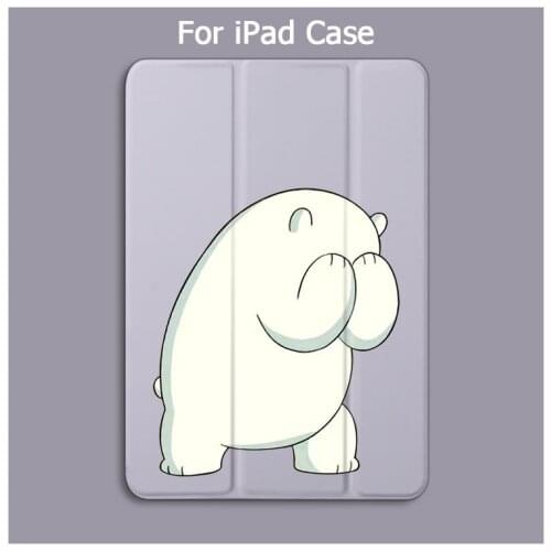 Cute Bear For ipad 7th generation Case Auto Smart Sleep Wake UP For ipad pro 11 2020 Air 2 10.2 2018 Mini 5 3 2 1 Folding Cover