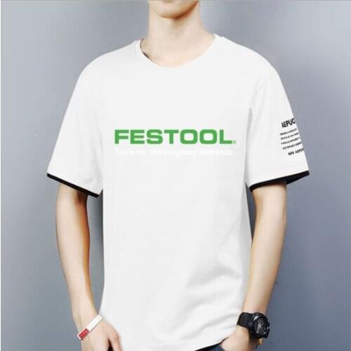 NEW Mens Short Sleeve race FESTOOL motorcycle T-shirt Summer casual male solid colour Fashion HipHop Harajuku Men Clothe