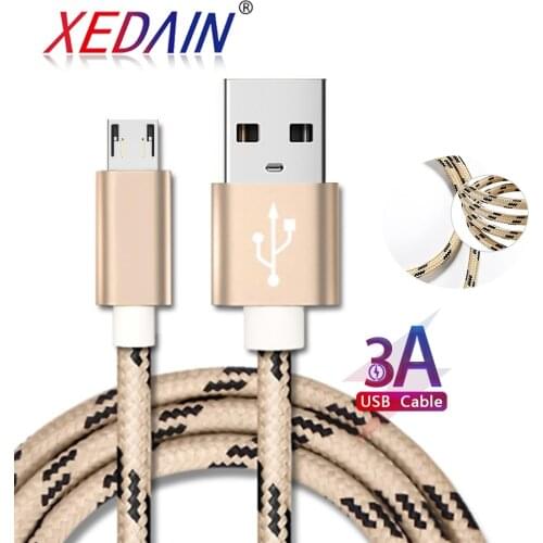 Good 3A Quick Charger Micro Cable for Samsung Sony Xiaomi Android USB Fast Charging Data Cable A3 A5 A7 J5 Charger Cord