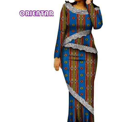 2020 African Skirts for Women African Clothes African Print Tops and Skirts Set Women African Suits African Clothing WY6868