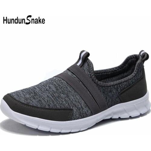 Hundunsnake Slip-On Men Shoes Sneakers Women Krasovki Men 2019 Mens Sports Shoes Sport Mens Running Shoe Summer Gray Walk B-042