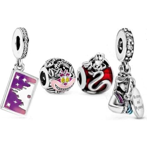 Mulan Dangle Charm 100% 925 Sterling Silver Diseny Charms Fit Original Bracelet Diy Jewelry