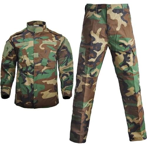 Men Army Military Uniform Tactical Suit ACU Special Forces Combat Shirt Coat Pant Set Camo Militar Soldier Clothes 13Color