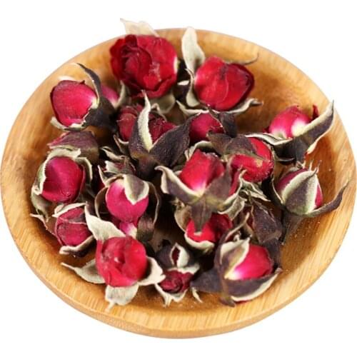 200g natural dried mini rose buds phnom penh rose buds golden-rim rose bud