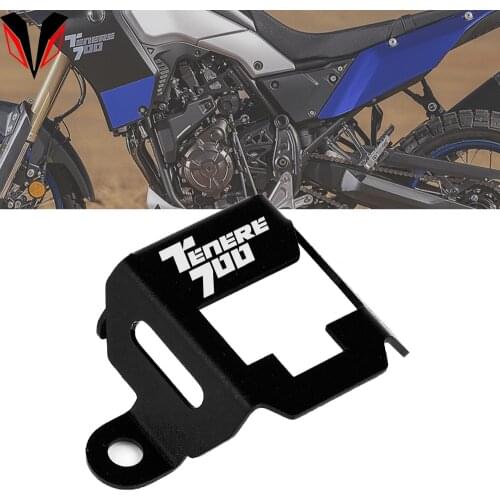 New for Yamaha Tenere 700 Tenere700 XTZ690 2019 2020 Motorcycle CNC Rear Brake Fluid Cylinder Guard Reservoir Cover Protector