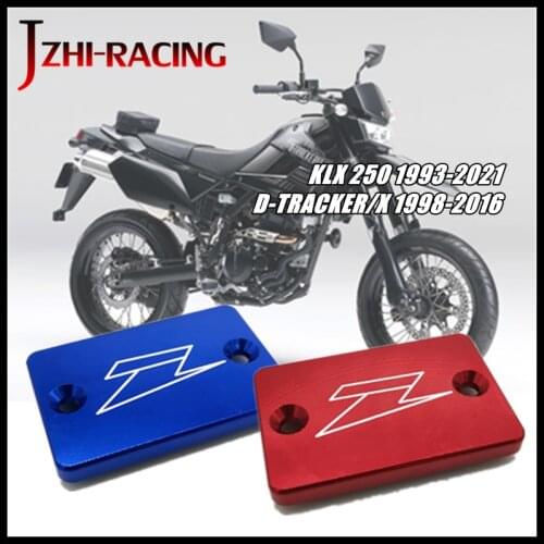 FOR KAWASAKI KLX250 KLX 250 1993-2021 D-TRACKER/X 1998-2016 Motorcycle Accessories CNC Brake Reservoir Cover Front