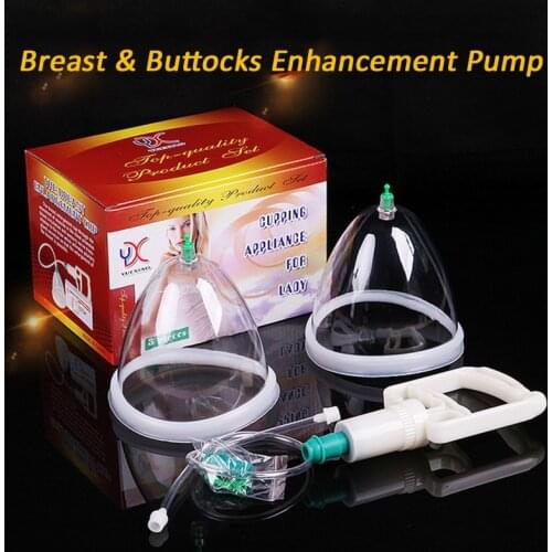 Breast Enlargement Machine Buttocks Enlargement Pump Suction Machine Boob Suction Device Boobs Pump Cupping Tools Vacuum Sucker