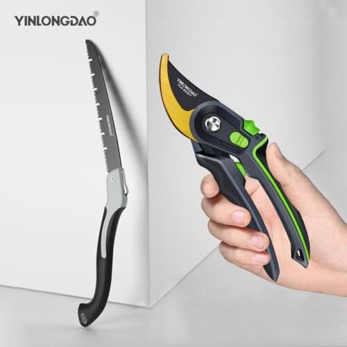 Pruning Shears Household Large Opening Garden Scissors Can Trim 35mm Fruit Tree Flowers Plastic Tube Trimming Tool DIY Tools