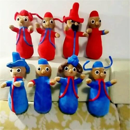 10" height cute plush toy dolls In the Night Garden The Pontipines The Wottingers 4 items a pack / lot