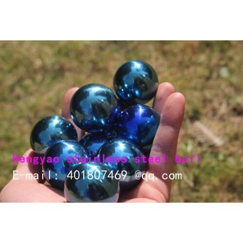 50 mm in diameter Blue stainless steel ball,hollow ball,decoration ball,Interior furnishing articles, garden decoration