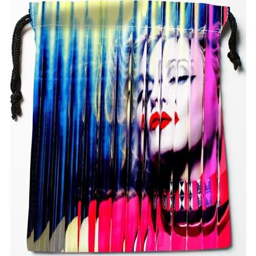 Best Madonna Drawstring Bags Custom Storage Printed Receive Bag Compression Type Bags Size 18X22cm Storage Bags