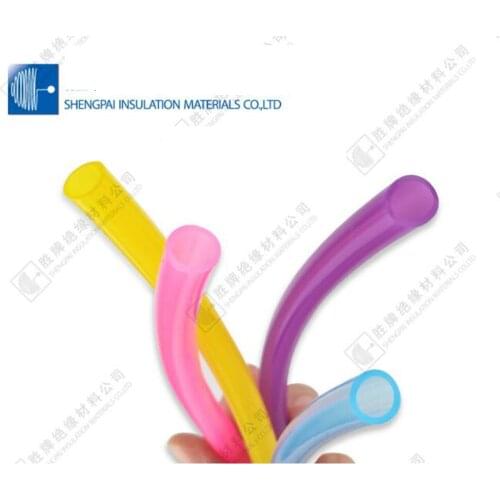 TRIUMPHCABLE 5/10M transparent color silicone bushing automobile insulation sleeve high temperature and high pressure solid tube