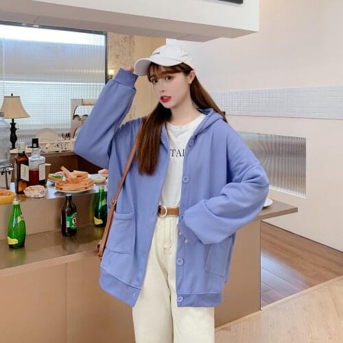 Women Streetwear Cotton Thick Fleece Basic Hooded Female Autumn Winter Solid Casual Sweatshirts Kpop Oversize Ladies Pullover