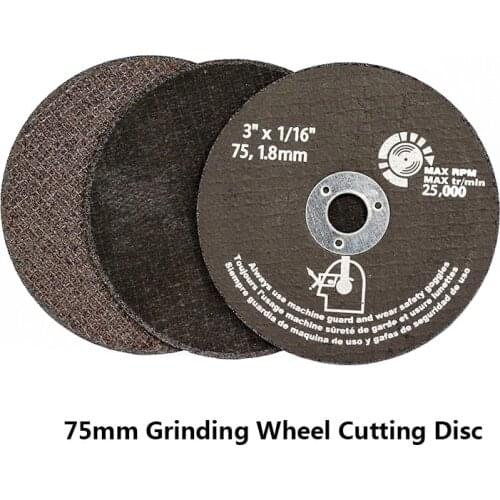 5/10pcs 75mm Grinding Wheel Cutting Discs 75mm Circular Saw Blade For Metal Cutting Fiber Cutting Disc Abrasive Tools