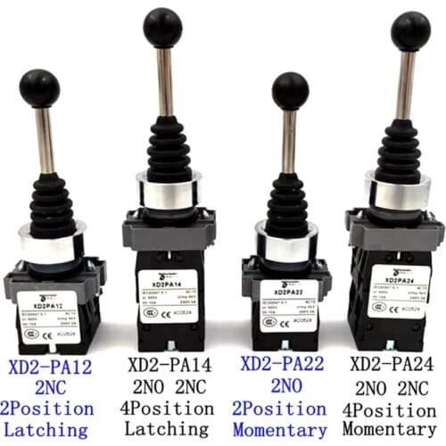 Xd2 PA22 xd2-pa22 2 positions spring return push button switch