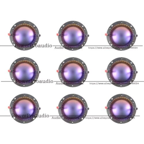 9pcs Diaphragm For Paudio SD 75BN SD-75BF 76.2mm 3Inch Diaphragm VC76.2mm Blue Titanium CCAR Flat Wire