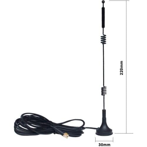 12dbi WIFI Antenna for Router Camera Signal Booster 2.4G/5.8G Dual Band Pole Antenna SMA Male with Magnetic Base