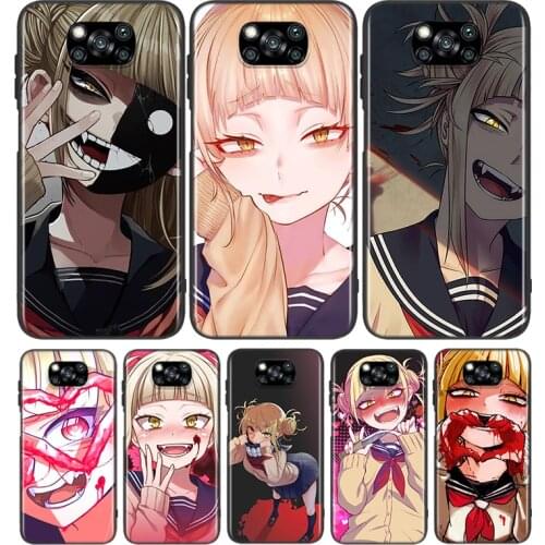 Cute Himiko Toga Anime For Xiaomi Poco X3 NFC M2 X2 F2 C3 M3 Pocophone F1 Pro Mi Play Mix 3 A2 A1 6 5 lite Phone Case