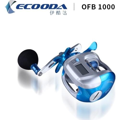 ECOODA REELOFUNA OFB 1000 Electronic Digital Display Wheel FISHING WHEEL BAIT CASTING BOAT REEL