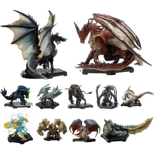 Monster Hunter World Figure VOL18 Popular PLUS All 6 Black Dragon Ancestor Dragon Gold Fire Dragon Silver Fire Dragon Gold Lion
