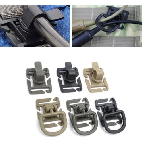 Hydrolink Bladder Clip Bage Drink Tube Water Pipe Hos tactical molle camp hike outdoor Clamp Backpack Hydration webbing buckle