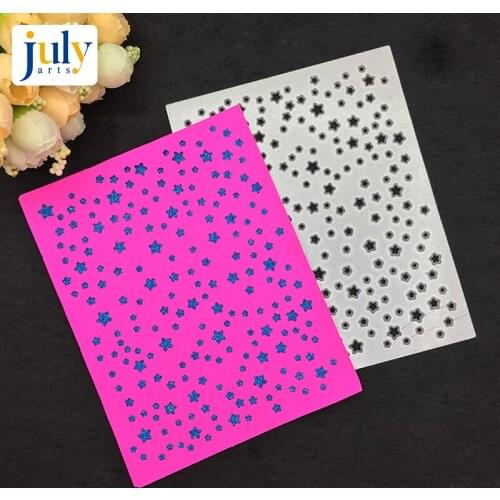 Julyarts Cutting Dies Design Square Crafts Manual Gift For Painting DIY Scrapbooking Embossing Silver Irregular Figure Shape