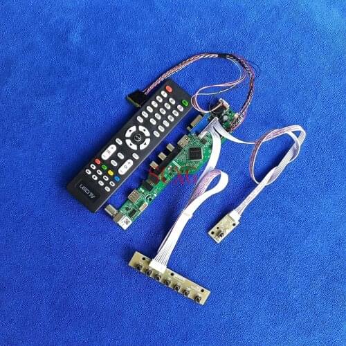 Kit LVDS 40-Pin LED LCD 1280*800 For B101EW05/B101EW06 VGA USB AV HDMI-compatible Analog signal Display controller drive board