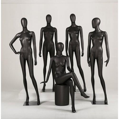 New Style Black Color Women Mannequin Female Model Full Body For Display