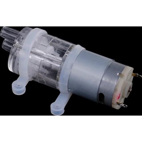 DV 12V Mini 385 Brush Diaphragm Pump High Temperature Resistant 100 Degrees Celsius Mini Water Pump Diaphragm Water Pump