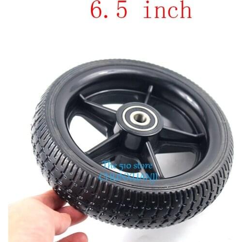 Non-inflatable tyre wheels solid wheels 6.5-inch Explosion proof wear resistance for electric scooters, Baby carriage