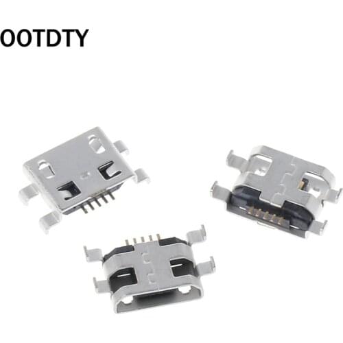 2019 New Type B Micro USB 5 Pin Female Charger Mount Jack Connector Port Socket 10 Pcs